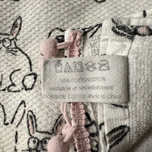 CASABA Bunny With Pink Pom-Poms Kitchen Towels (Set Of 2) - Picture 5 of 9